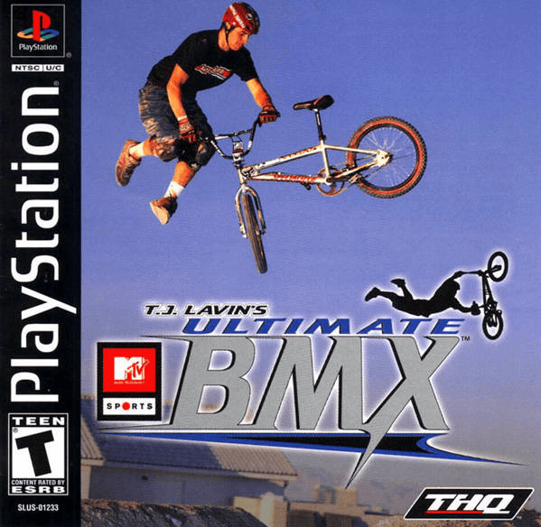 TJ Lavin's Ultimate BMX box art for Playstation